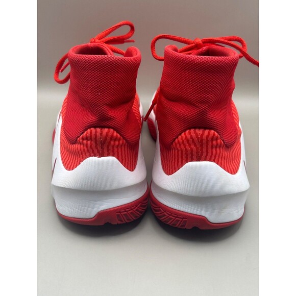 Nike Zoom Clear Out Mens Red White Basketball Sneaker Shoes Size 9.5 - Picture 11 of 12